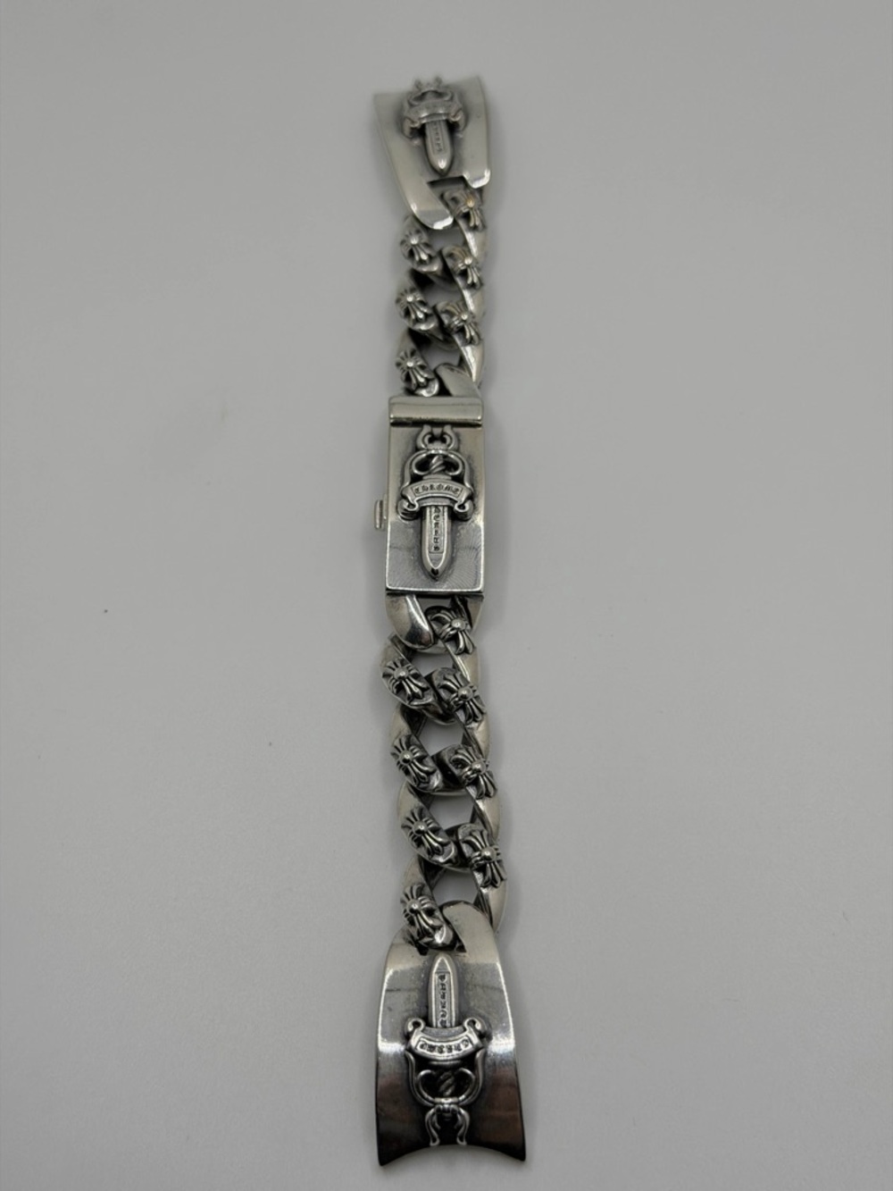 Chrome Hearts Sterling Dagger ID Watch Band - Silver - Picture 2 of 2